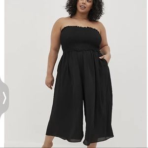 NWT TORRID SWIM COVER/STRAPLESS JUMPSUIT